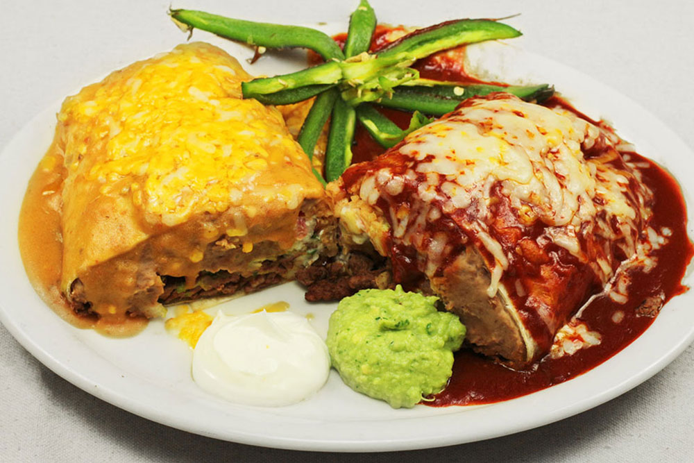 La Casita Cafe signature burritos image menu